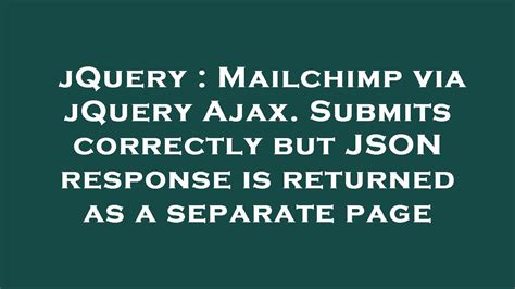 ajax response json|Iba pa.